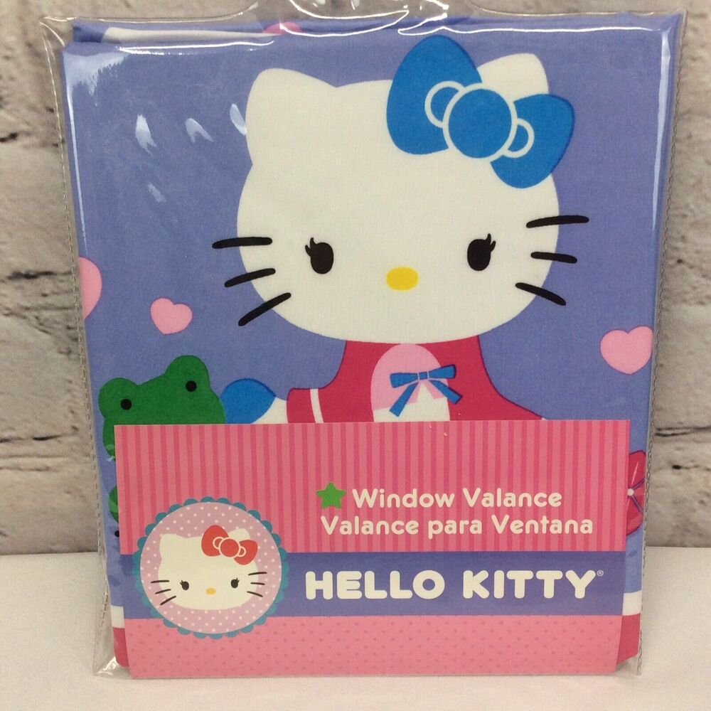 Sanrio Hello Kitty Window Valance 50" x 16" Multicolored Decor
